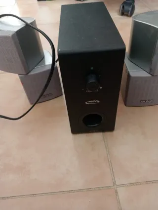 Altavoces NGS 2.1 Negro y Gris