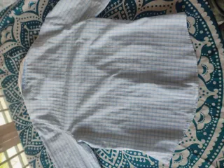 Camisa Lloyds cuadros azul y blanco