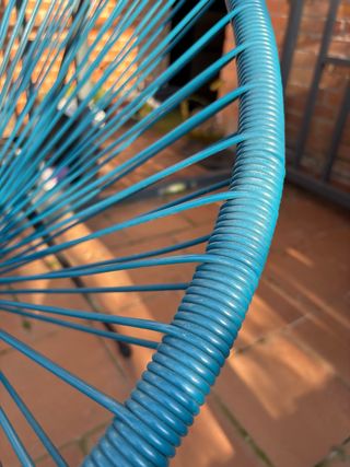 Silla Acapulco de exterior Azul