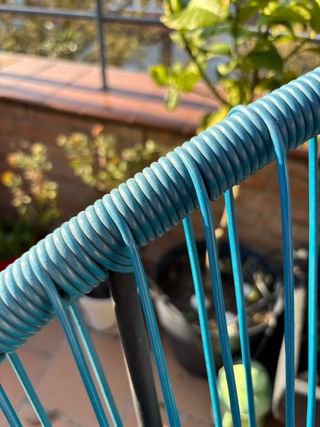 Silla Acapulco de exterior Azul