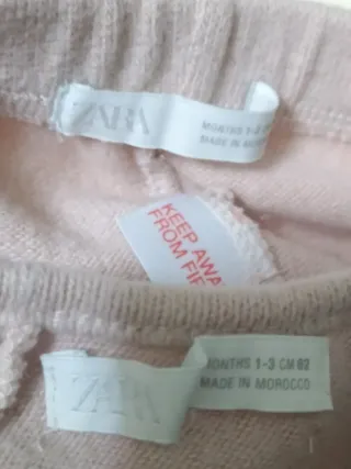 Lote 2 Conjuntos Punto Bebé (1-3 meses)