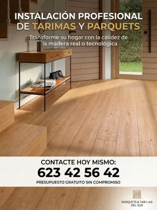 Instalación de tarimas y parquets