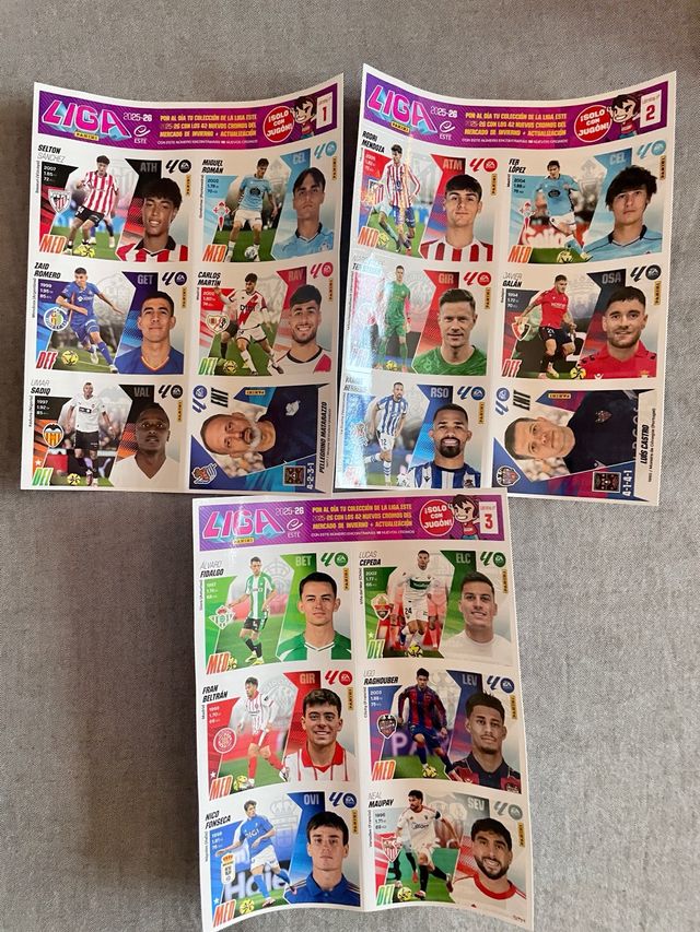 Láminas liga Este revista jugon 226.