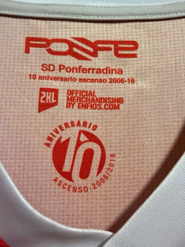 Camiseta Ponferradina 10º aversaroo ascenso 2016