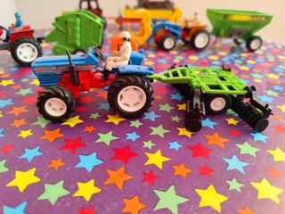 Tractor y Grada Juguete