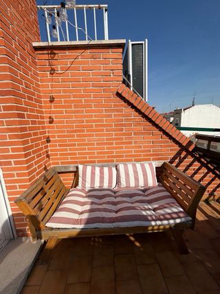 Banco de madera para terraza