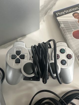 Consola PS2 Fat Gris + 2 Mandos + Juegos