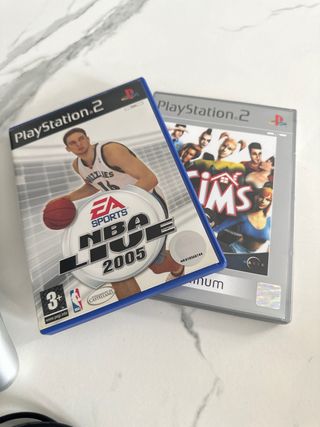 Consola PS2 Fat Gris + 2 Mandos + Juegos