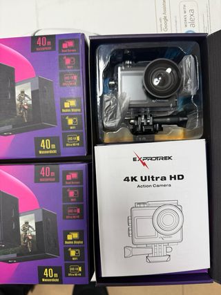Cámara Deportiva 4K Doble Pantalla Pvp:120€