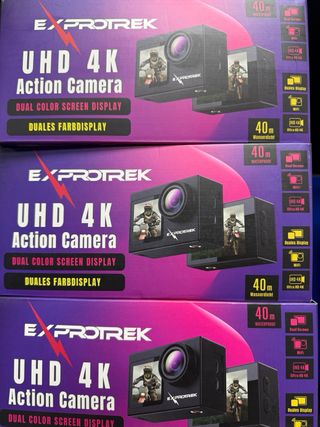 Cámara Deportiva 4K Doble Pantalla Pvp:120€