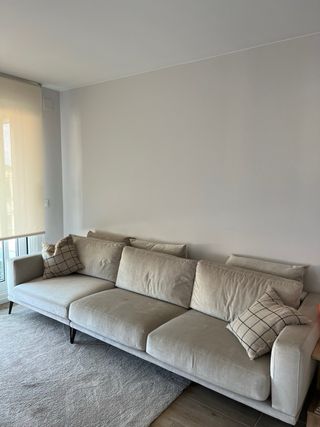 Sofá Italiano Beige Tela