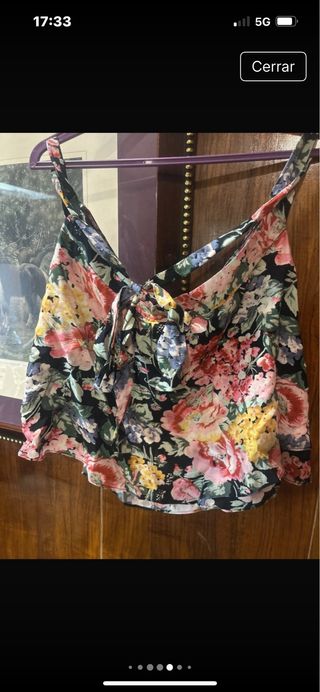 Conjunto Zara Blusa y Falda Talla L