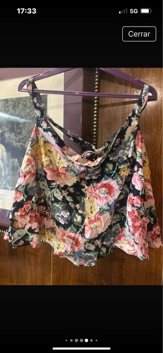 Conjunto Zara Blusa y Falda Talla L