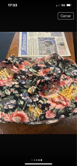 Conjunto Zara Blusa y Falda Talla L