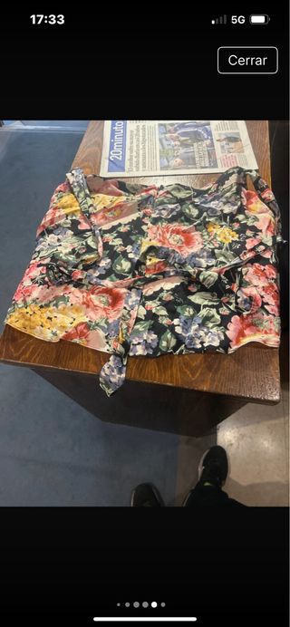 Conjunto Zara Blusa y Falda Talla L