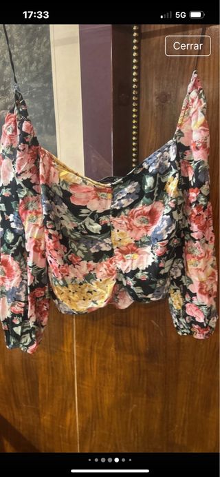 Conjunto Zara Blusa y Falda Talla L