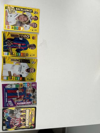 Cartas de fútbol: Modric, Dembélé, Benzema, Lamine