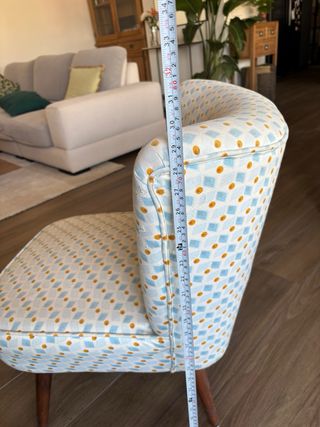 Poltrona Maison du Monde in tela e legno