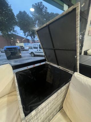 Set Exterior 4 Piezas Beige Rattan CON ARCON