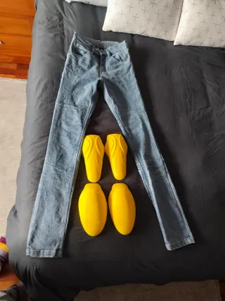 Pantalón LOVO vaquero moto mujer Kewlar Talla XS