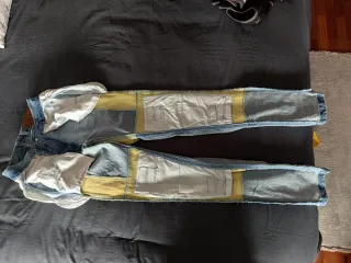 Pantalón LOVO vaquero moto mujer Kewlar Talla XS