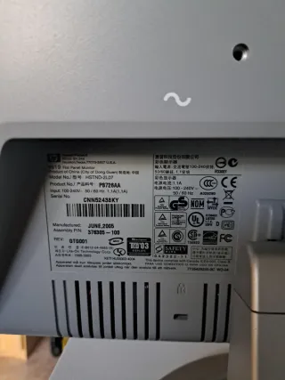 Monitor HP vs 19 VGA