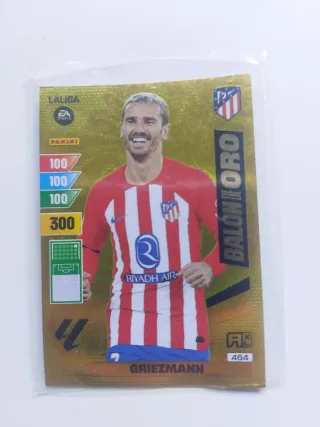 Tarjeta Griezmann Balón de Oro LaLiga Panini
