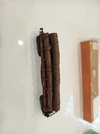 Locomotora 269, vagón mercancía, grúa y vagón