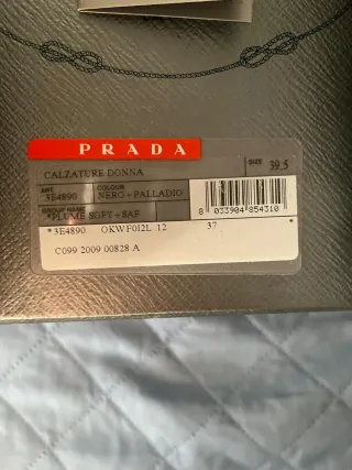 Zapatillas Prada piel