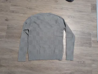 Jersey Quiksilver Talla M Cuadros Gris