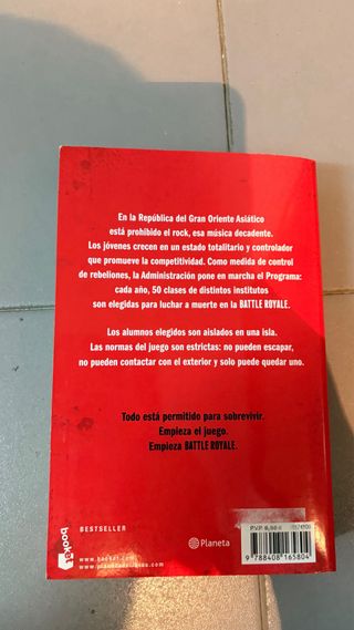 Libro de lectura Battle Royale