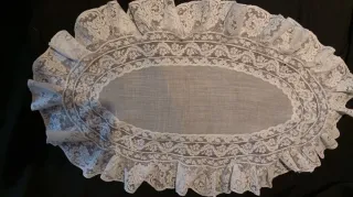 Conjunto encaje antiguo