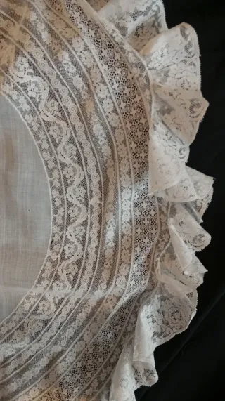 Conjunto encaje antiguo