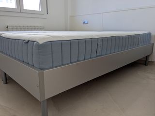 2 Camas 90x200 con Colchón Ikea VALEVÅG
