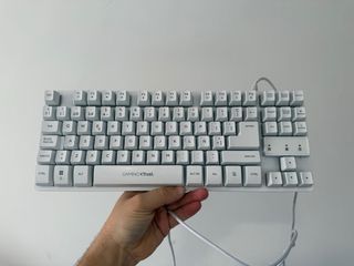 Teclado Gaming Trust THADO TKL Blanco