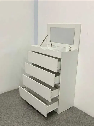 ENVIO GRATIS!! -NUEVA-Cómoda blanca con espejo