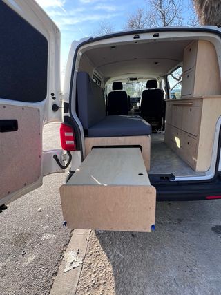 Mueble Camper Sofá Cama Lateral vw t5 t6