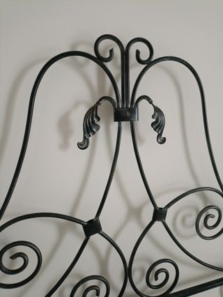 Cabecero de hierro forjado