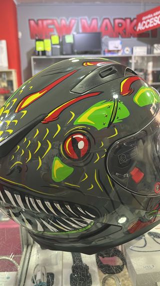 Casco Integral Shiro Diseño Tiburón