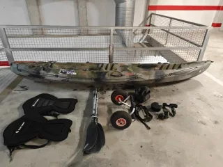 Kayak Galaxy Tándem 2+1 Pesca