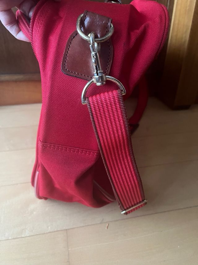 Maleta tipo bolsa Samsonite roja