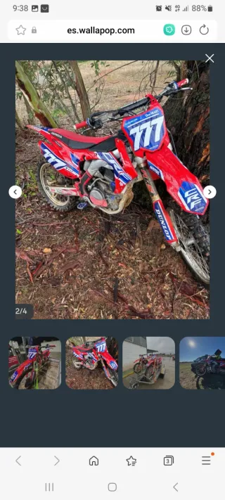 Honda CRF 250cc 4T Motocross