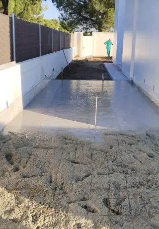 Pavimentos impresos, pulidos y fratasados