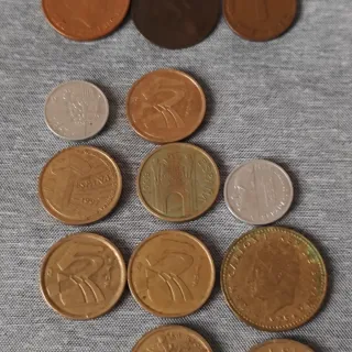 Lote de monedas antiguas