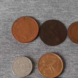 Lote de monedas antiguas