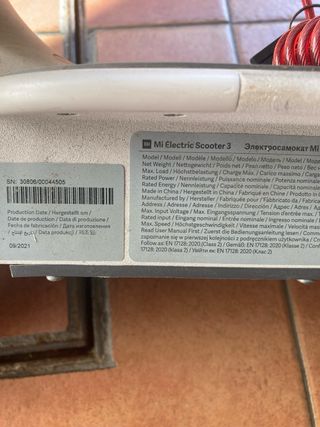Patinete Eléctrico Xiaomi 3