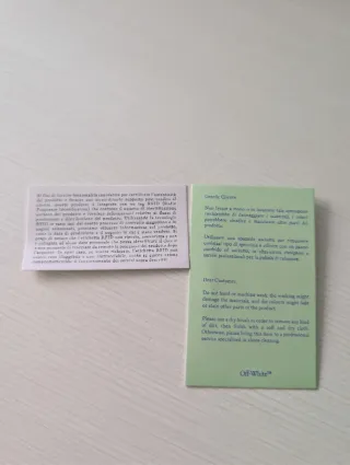 Off-White Zapatillas Blancas y Negras Talla 44