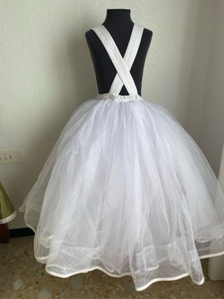 Pack completo fallera niña y chaleco a conjunto.