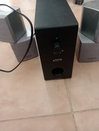 Altavoces NGS 2.1 Negro y Gris