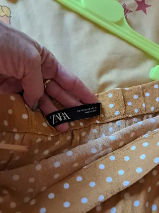 Minifalda pantalón lunares